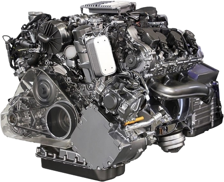 white chevy engine